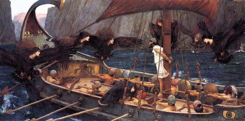 John William Waterhouse Ulysses and the Sirens China oil painting art